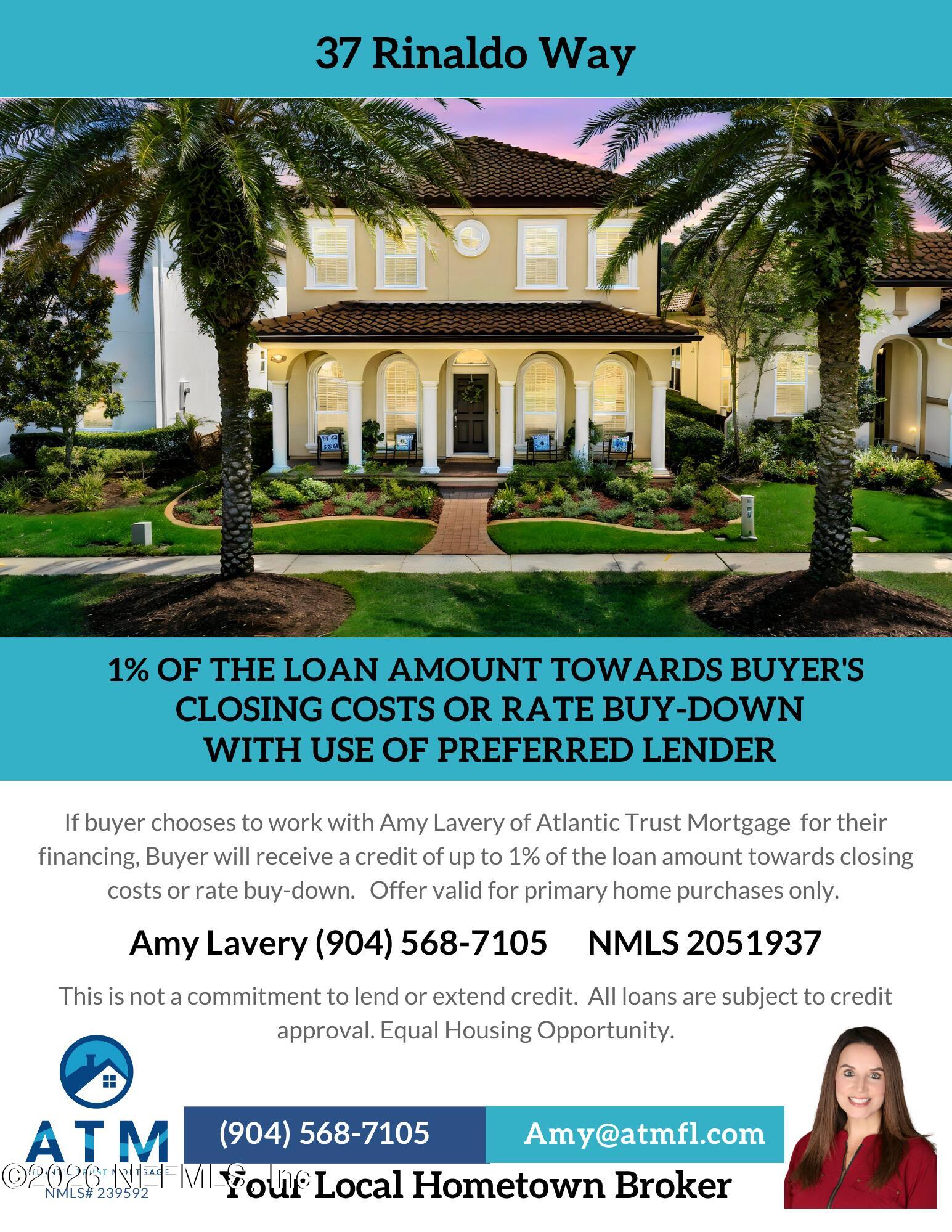 37 Rinaldo Way Ponte Vedra, FL 32081 - Photo 60 of 89 Lender Incentive