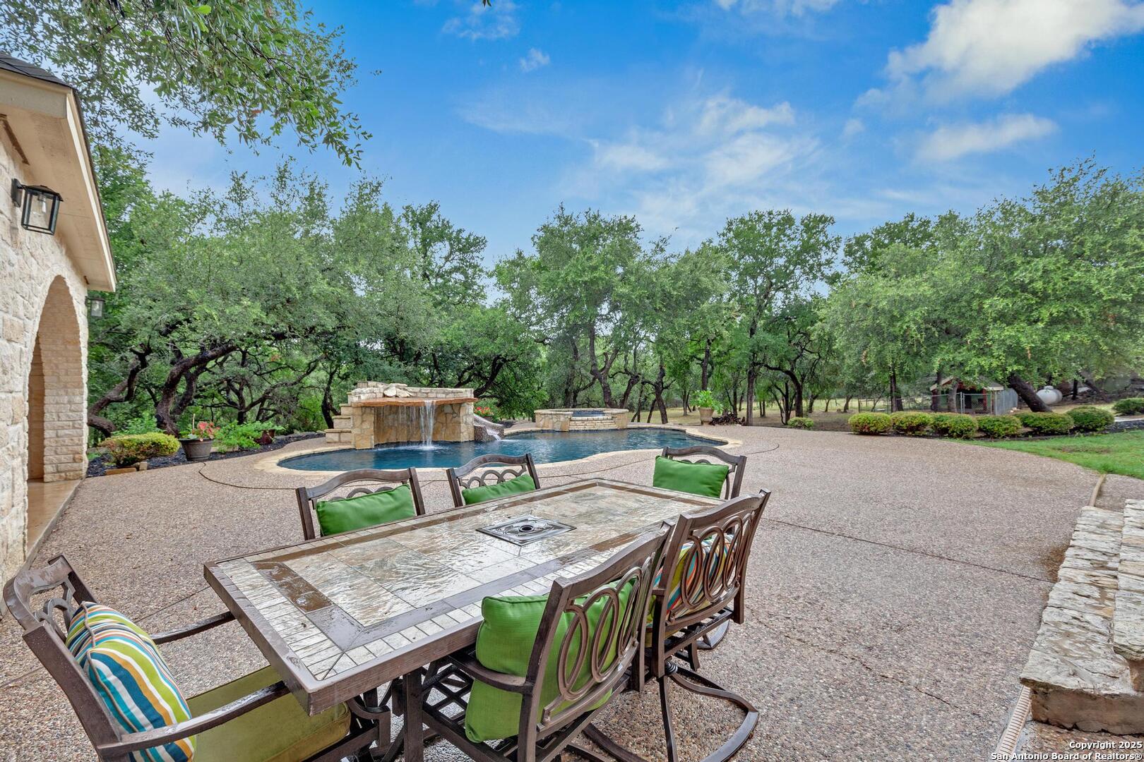 1130 Whispering Water Spring Branch, TX 78070 - Photo 23 of 43 an outdoor space with furniture and garden