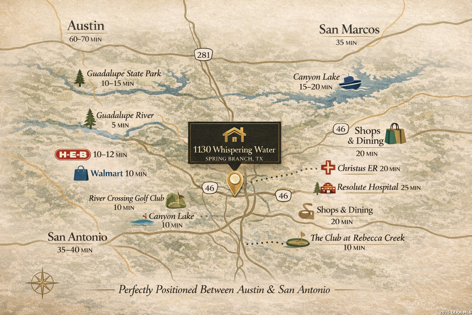 1130 Whispering Water Spring Branch, TX 78070 - Photo 42 of 43 a black and white photo of a book