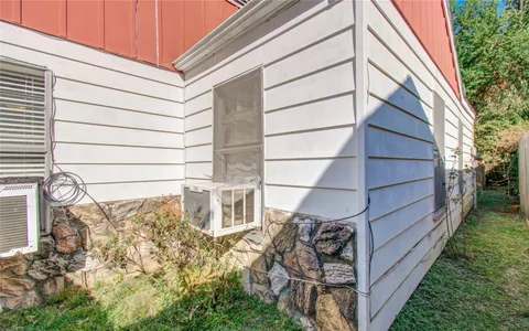 a view of a door of the house