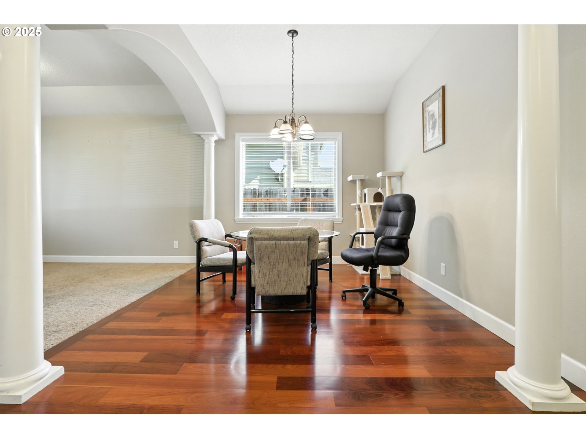 207 Finneys Avenue Molalla, OR 97038 - Photo 3 of 24 a living room with furniture and a wooden floor