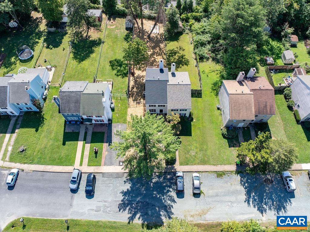 2087 Commonwealth Drive Charlottesville, VA 22901 - Photo 41 of 44 an aerial view of a house with a garden