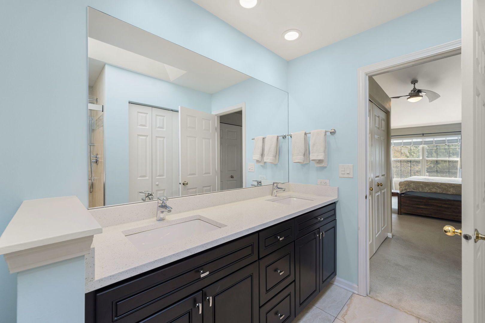 36132 North Springbrook Lane Gurnee, IL 60031 - Photo 20 of 30 a bathroom with a sink double vanity and a mirror