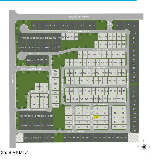 4705 South Parker Pass Road Apache Junction, AZ 85119 - Photo 5 of 8 Lot 67 - Lot Location