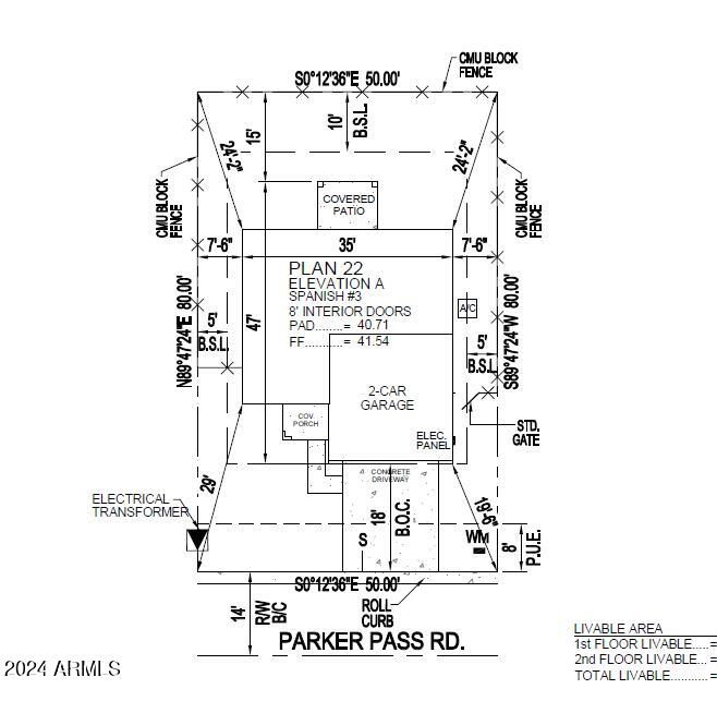4705 South Parker Pass Road Apache Junction, AZ 85119 - Photo 8 of 8 Lot 67 - Plot Plan