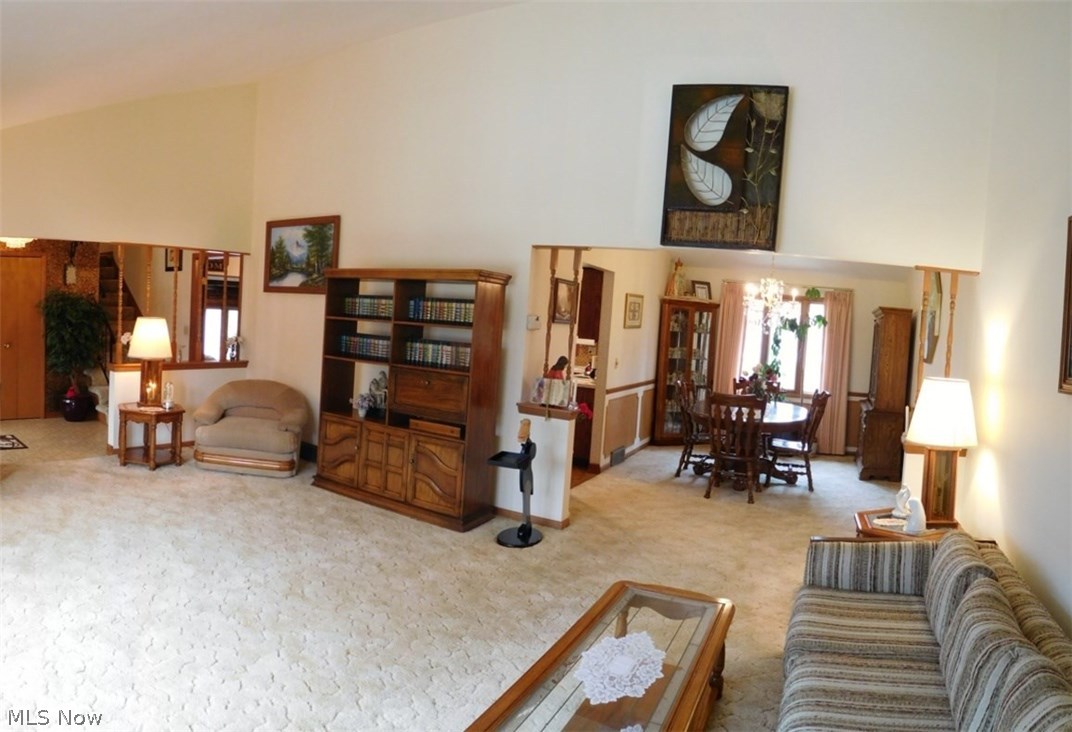 8721 Webster Road Strongsville, OH 44136 - Photo 7 of 13 Living room is open to dining room, perfect for entertaining!