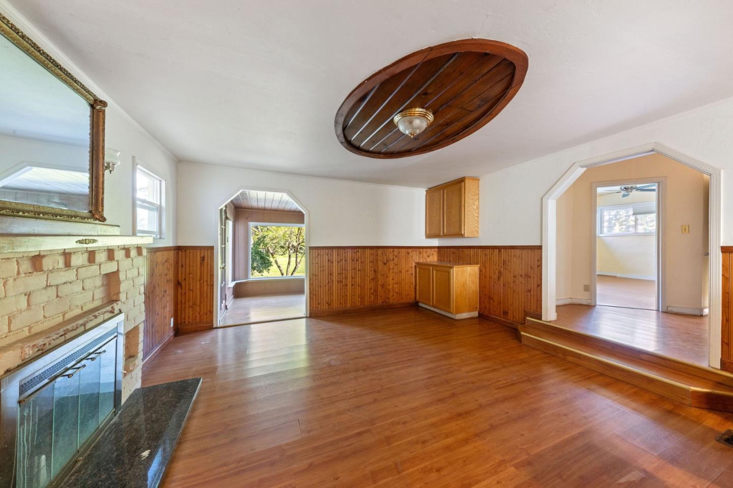 161 Ware Road Woodside, CA 94062 - Photo 26 of 52 a view of a kitchen with furniture and wooden floor