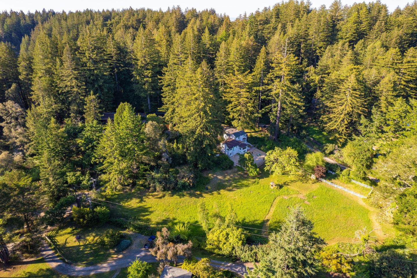 161 Ware Road Woodside, CA 94062 - Photo 3 of 52 a view of lake from under green space