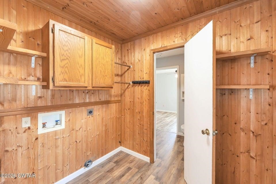 524 South Main Street Ridgely, TN 38080 - Photo 9 of 23 a view of a closet area with wooden floor