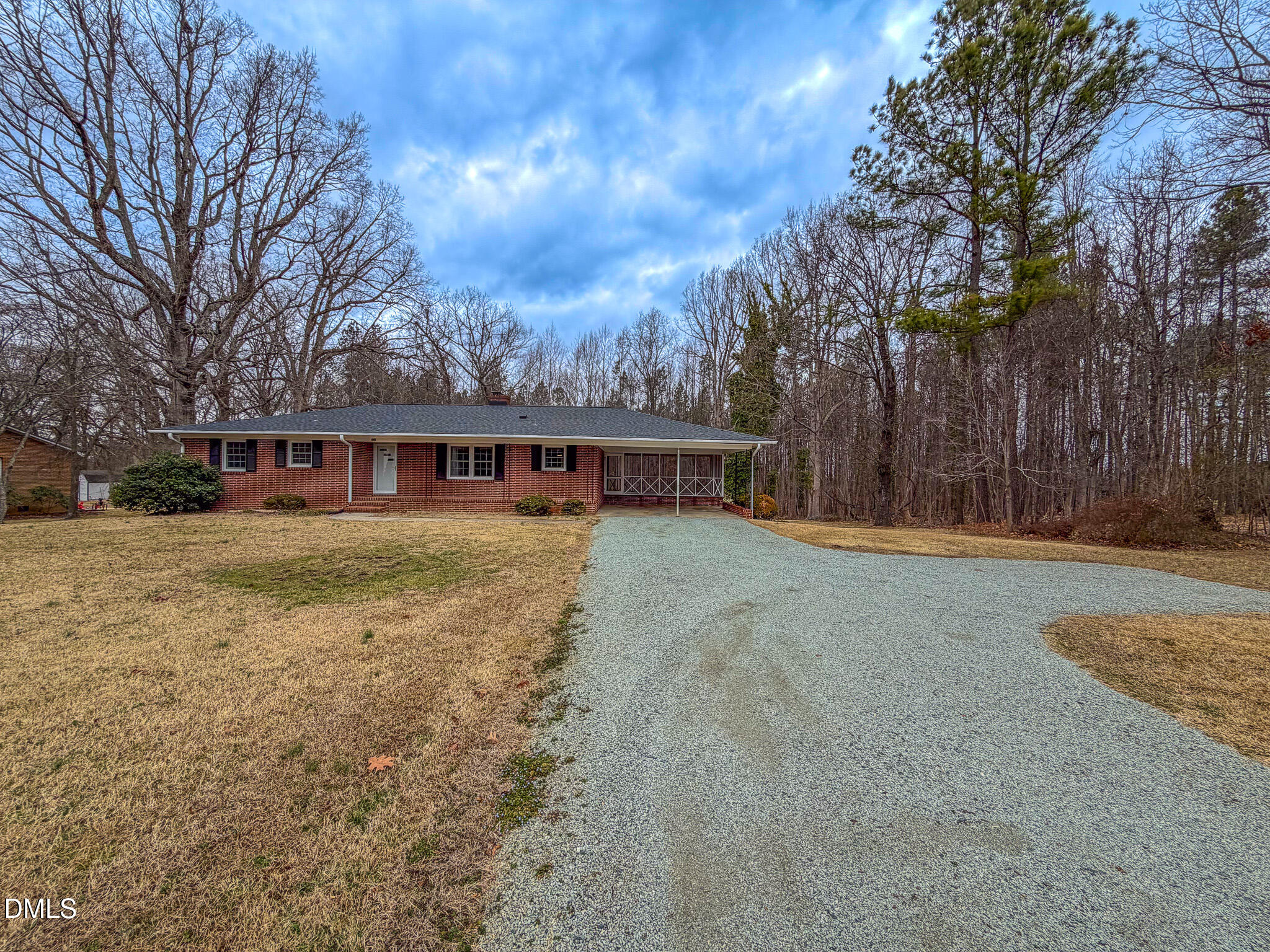 333 Allensville Road Roxboro, NC 27574 - Photo 22 of 43 a front view of house with yard and trees