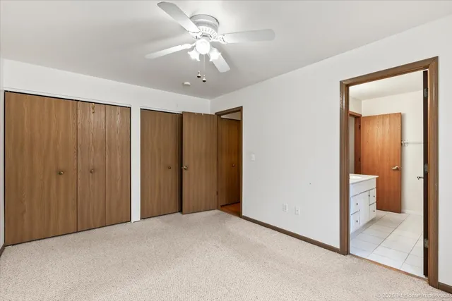 a view of a big room with closet area