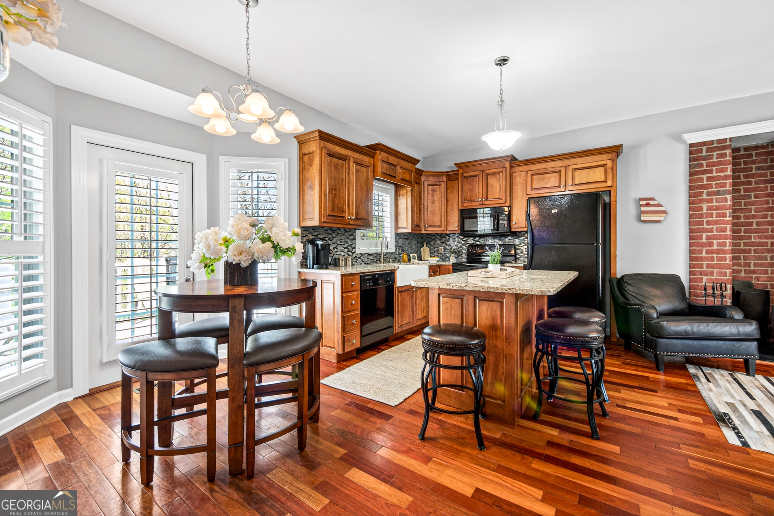 1071 Louden Ridge Road Alto, GA 30510 - Photo 12 of 81 a view of a dining room with furniture window and wooden floor