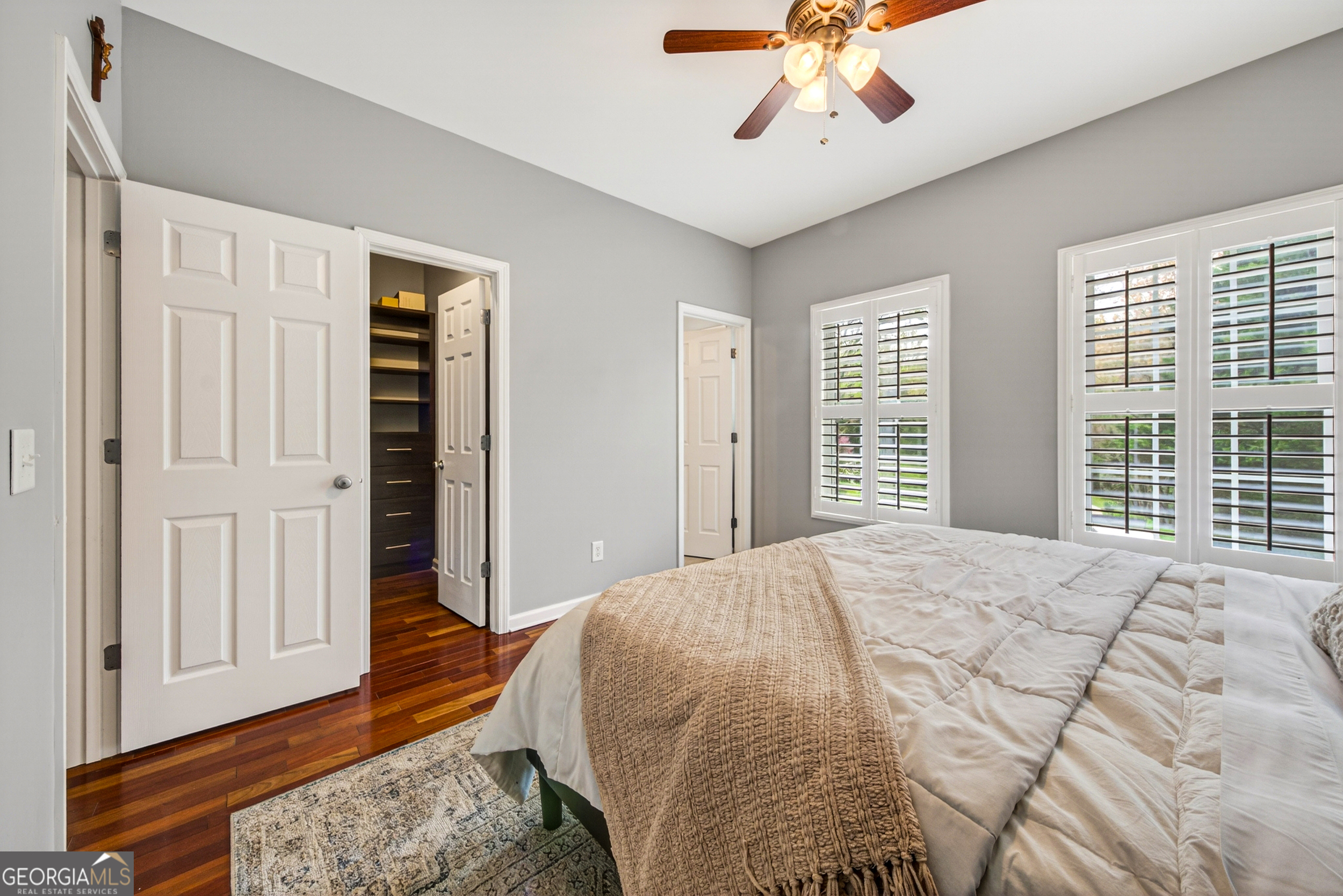 1071 Louden Ridge Road Alto, GA 30510 - Photo 22 of 81 a spacious bedroom with a large bed and a window