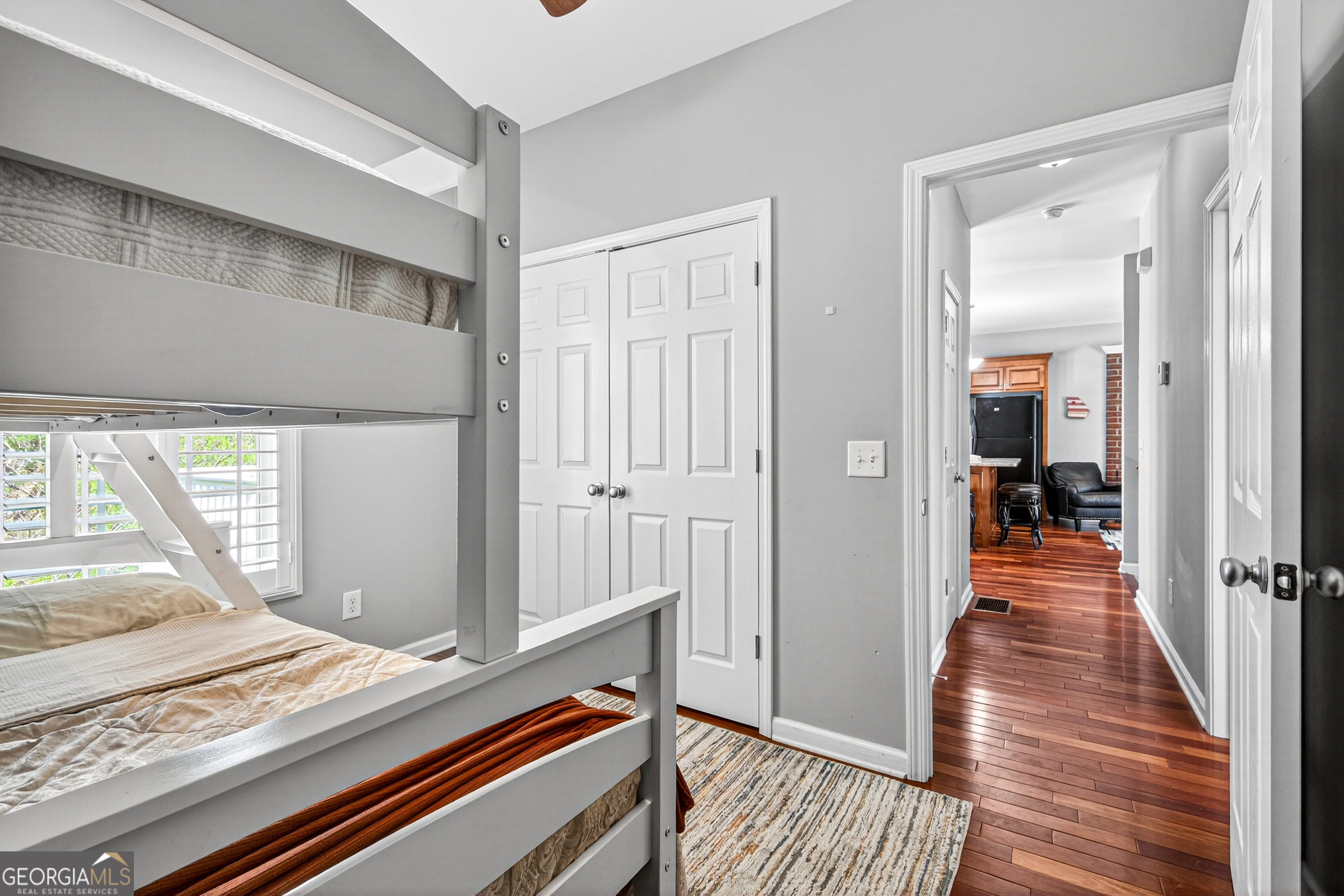 1071 Louden Ridge Road Alto, GA 30510 - Photo 29 of 81 a view of a hallway with wooden floor and staircase