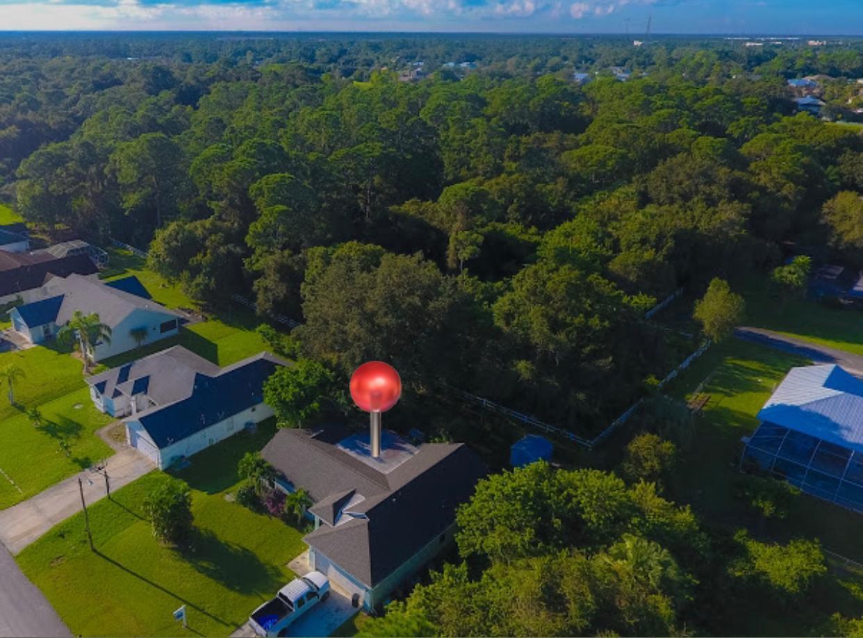 1874 Southwest Leafy Road Port St. Lucie, FL 34953 - Photo 4 of 30 Aerial Leafy one