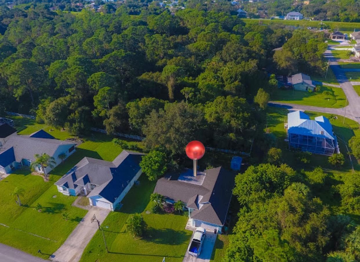 1874 Southwest Leafy Road Port St. Lucie, FL 34953 - Photo 5 of 30 Aerial Leafy two