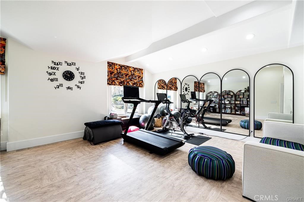 3626 Paseo Primario Calabasas, CA 91302 - Photo 23 of 41 a view of a room with gym equipment