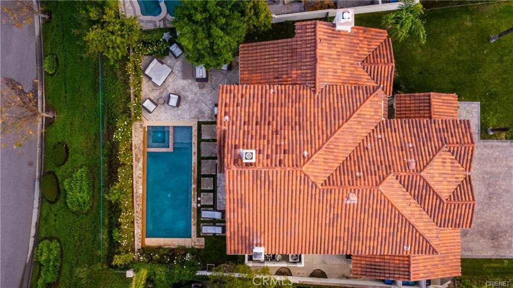 3626 Paseo Primario Calabasas, CA 91302 - Photo 37 of 41 an aerial view of residential houses with outdoor space and street view
