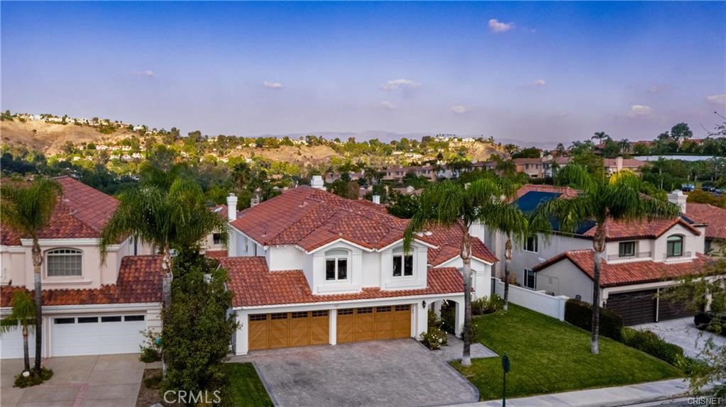 3626 Paseo Primario Calabasas, CA 91302 - Photo 41 of 41 aerial view of a house with a garden