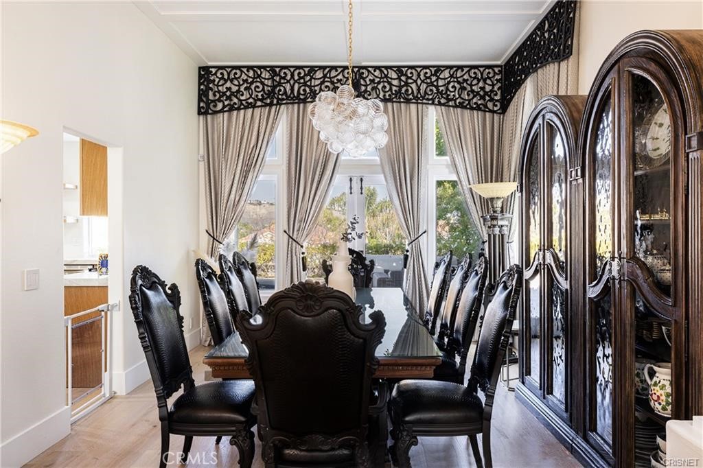 3626 Paseo Primario Calabasas, CA 91302 - Photo 8 of 41 a view of a dining room with furniture and window
