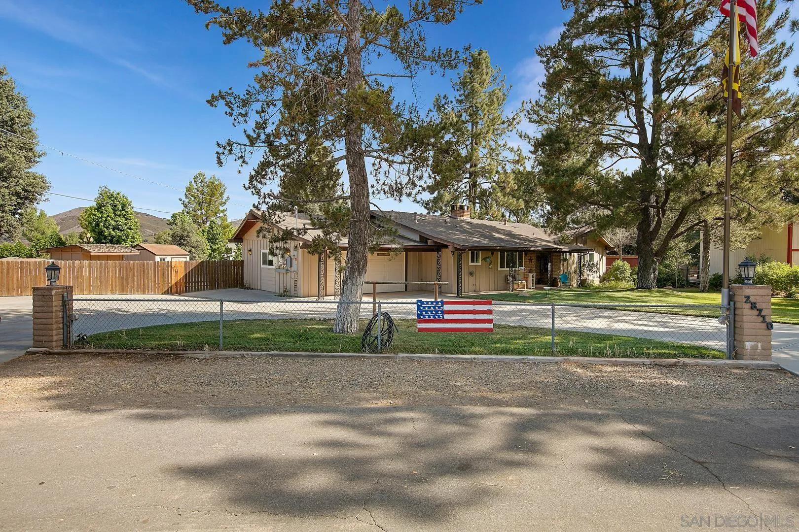 28710 Lone Pine Trail Pine Valley, CA 91962 - Photo 42 of 46 a view of street with large trees