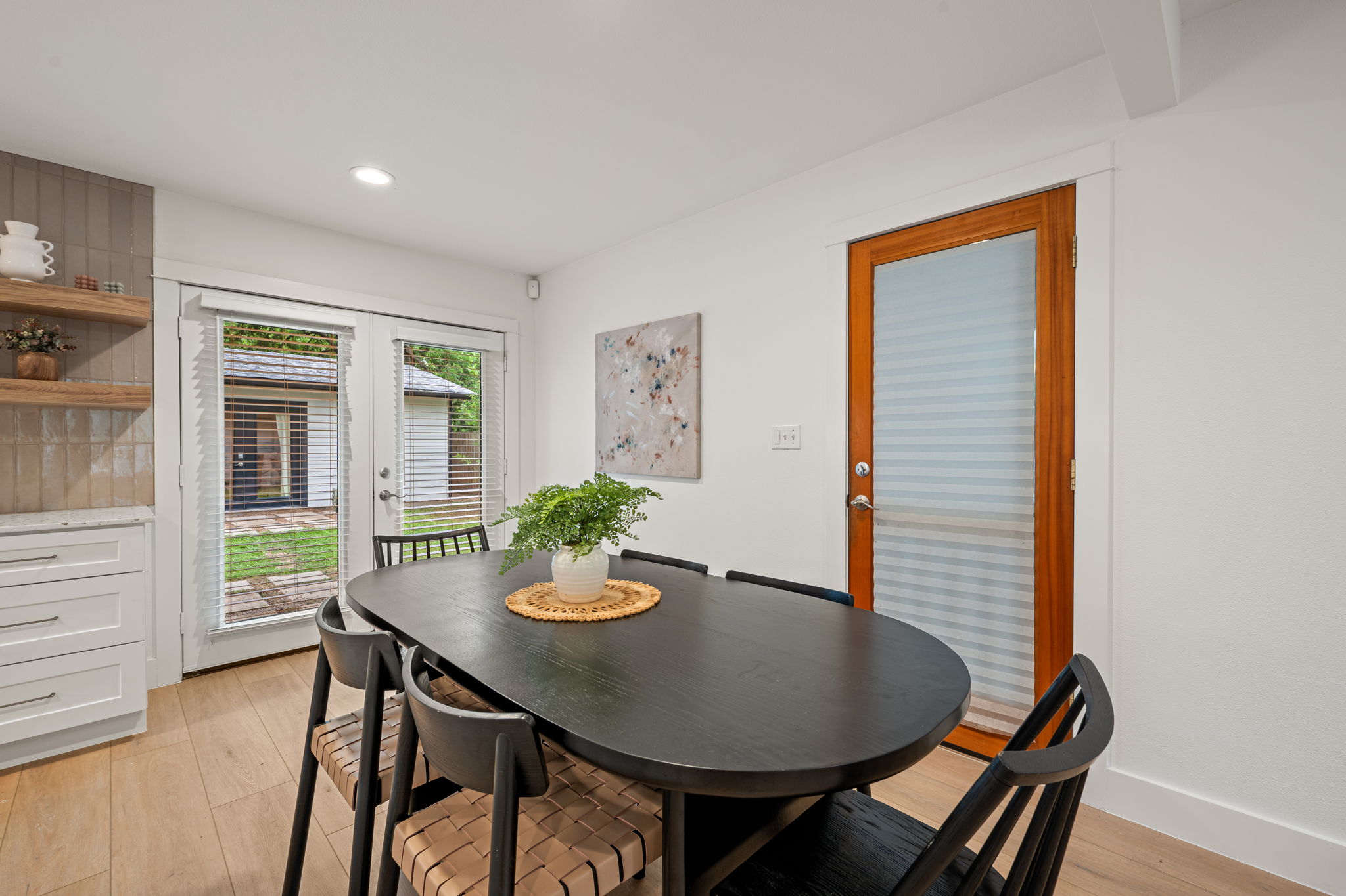5506 Duval Street Austin, TX 78751 - Photo 16 of 38 a view of a dining room with furniture and window