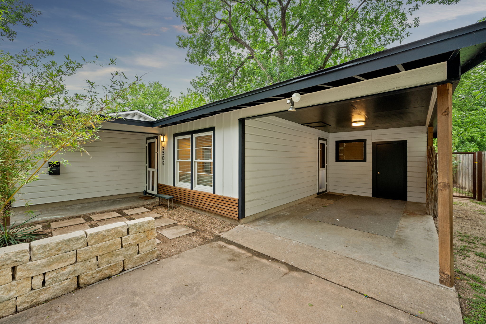 5506 Duval Street Austin, TX 78751 - Photo 34 of 38 a view of house with backyard