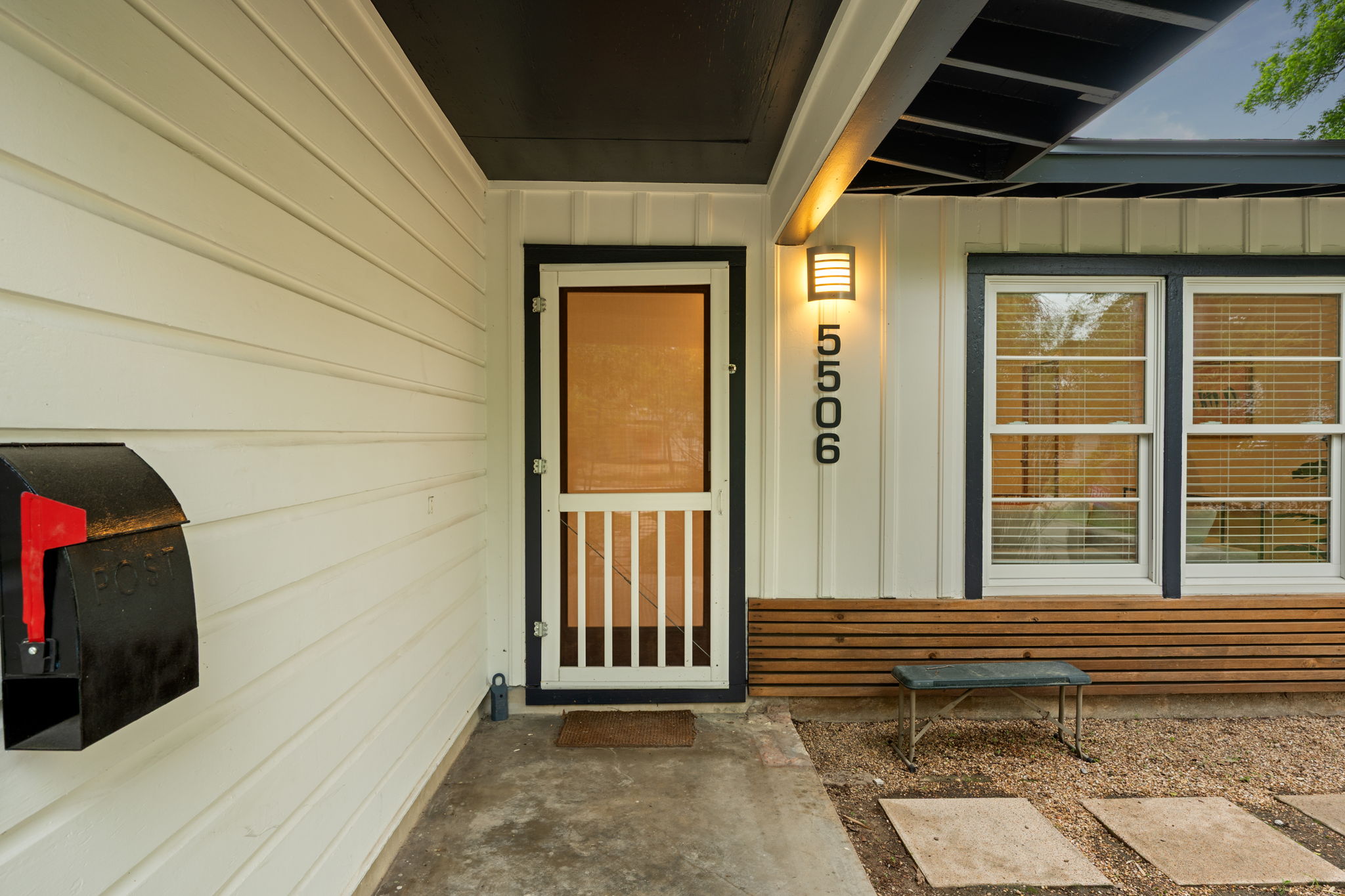 5506 Duval Street Austin, TX 78751 - Photo 35 of 38 a view of a door and a window
