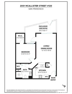 $699,000 | 2001 McAllister Street, Unit 120, San Francisco, CA 94118