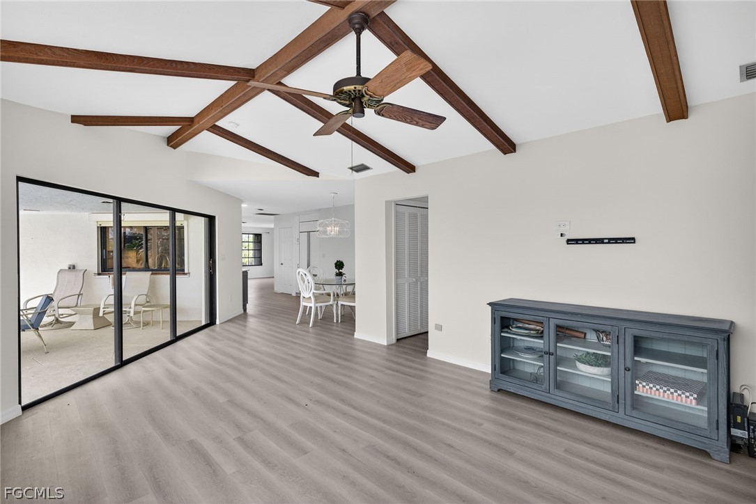 1312 Par View Drive Sanibel, FL 33957 - Photo 13 of 45 a view of empty room with wooden floor