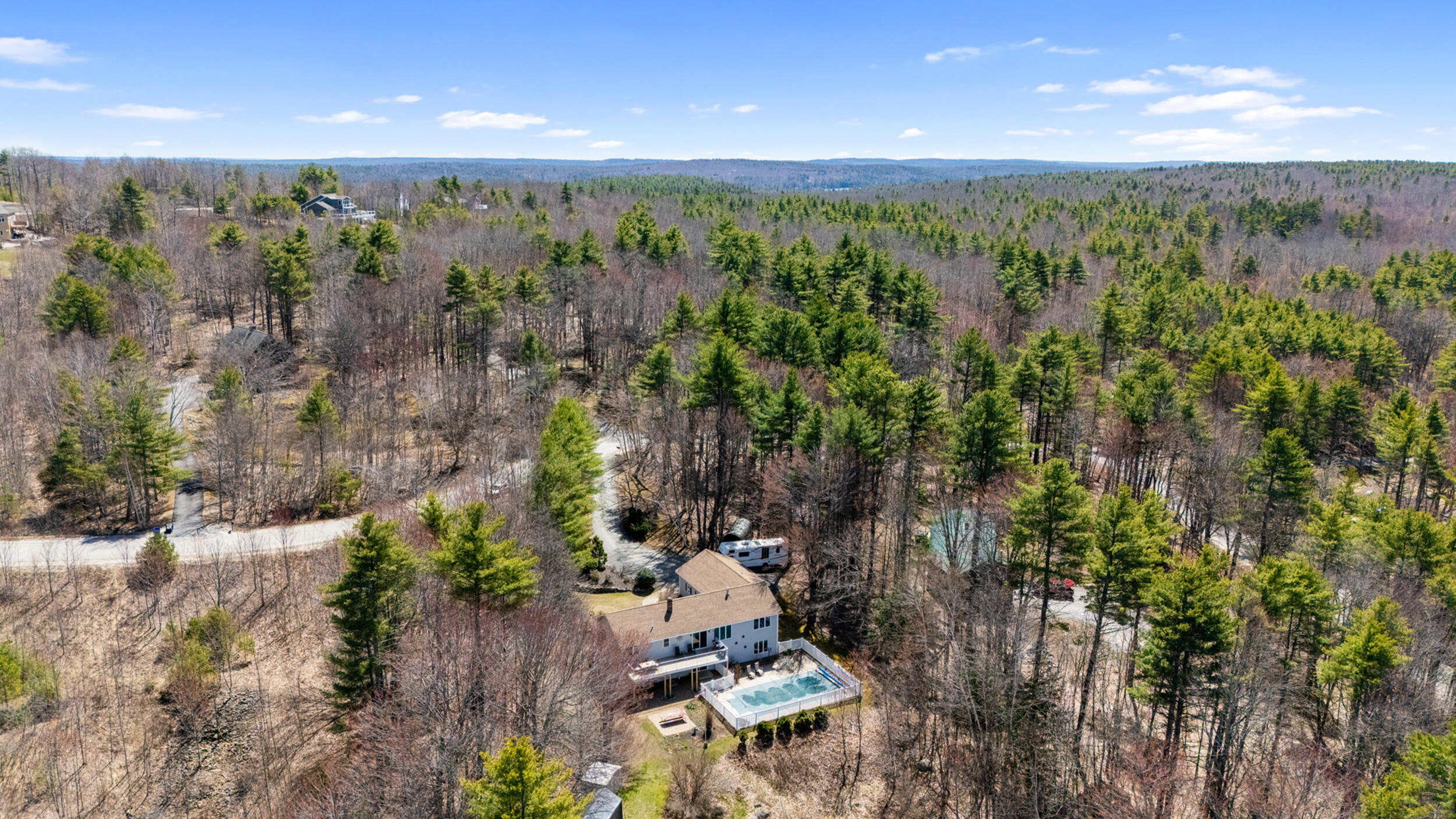 28 Tarkiln Hill Road Raymond, ME 04071 - Photo 3 of 58 Aerial View of Property