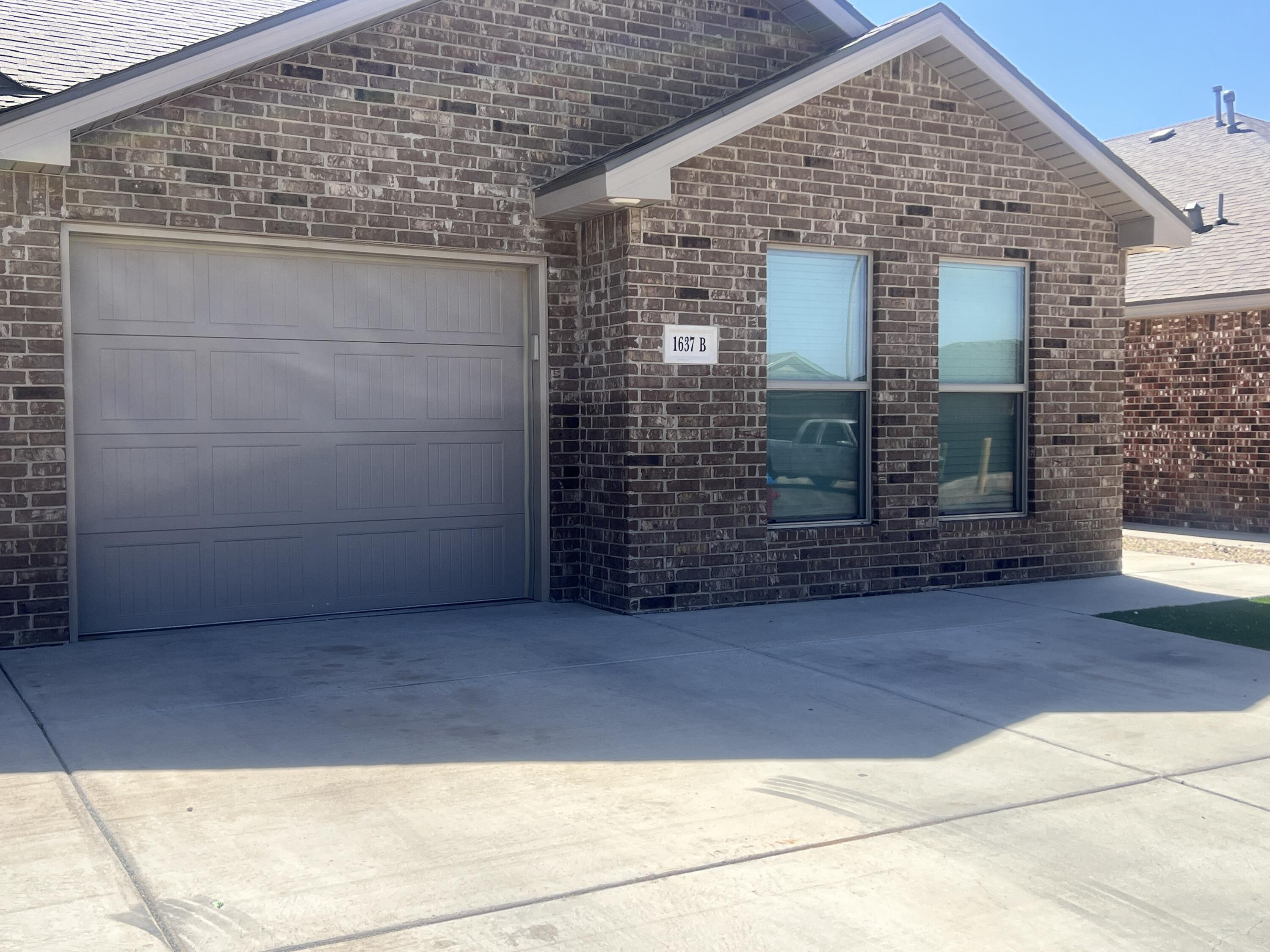 a view of front door of house