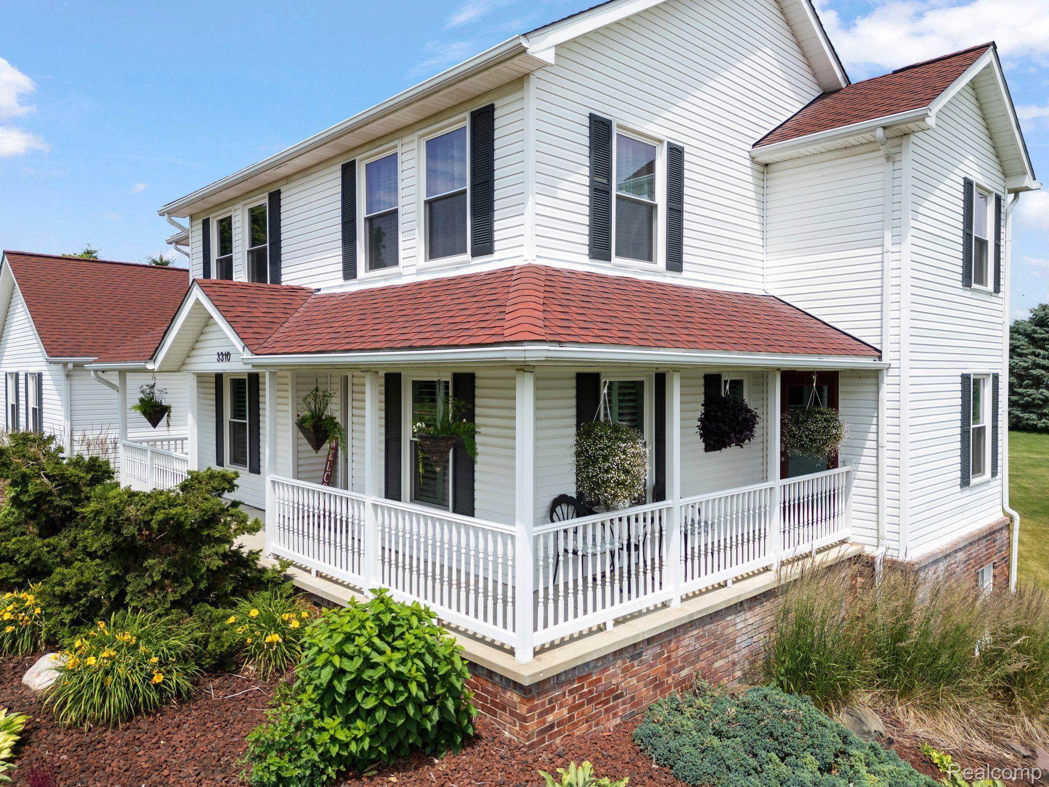 3310 Middle Road Highland, MI 48357 - Photo 20 of 45 Wrap around porch