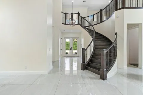 a view of entryway and hall