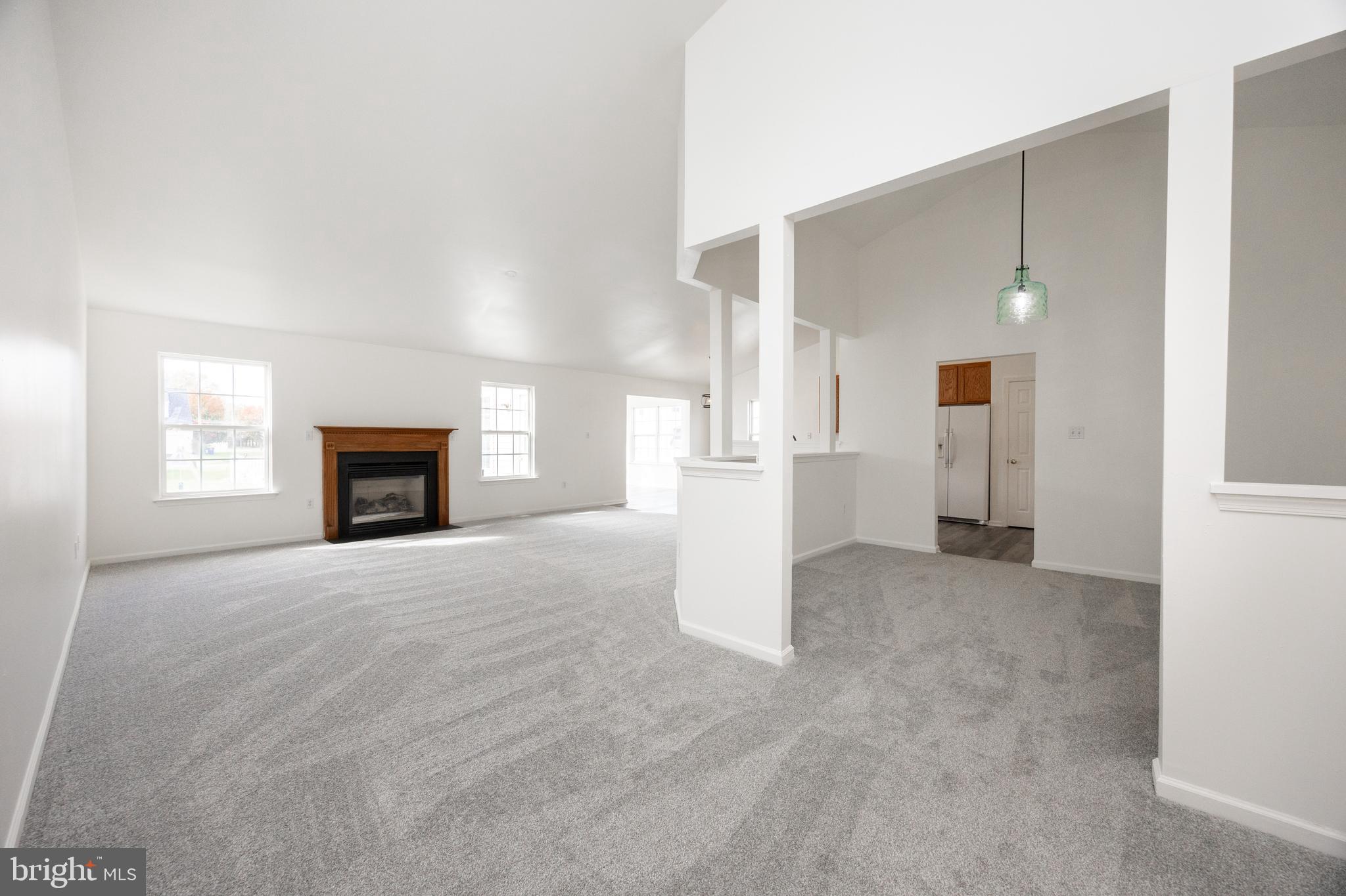 97 Needham Drive Smyrna, DE 19977 - Photo 7 of 52 a view of empty room with a fireplace and window