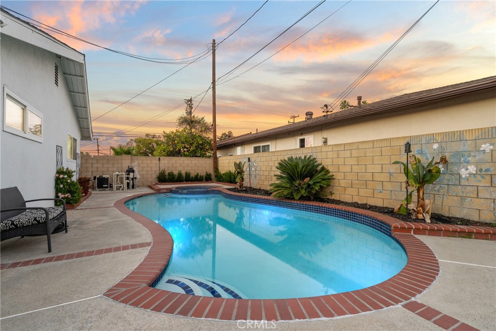 225 South Feldner Road Orange, CA 92868 - Photo 22 of 40 a view of swimming pool with seating space