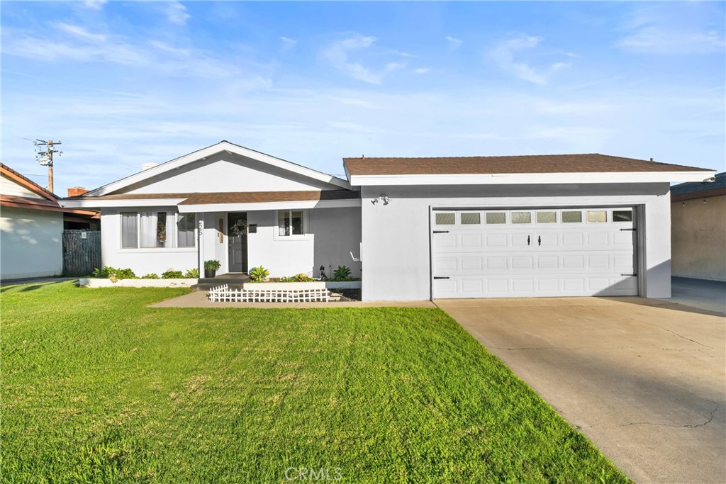 225 South Feldner Road Orange, CA 92868 - Photo 32 of 40 a front view of a house with yard patio and fire pit