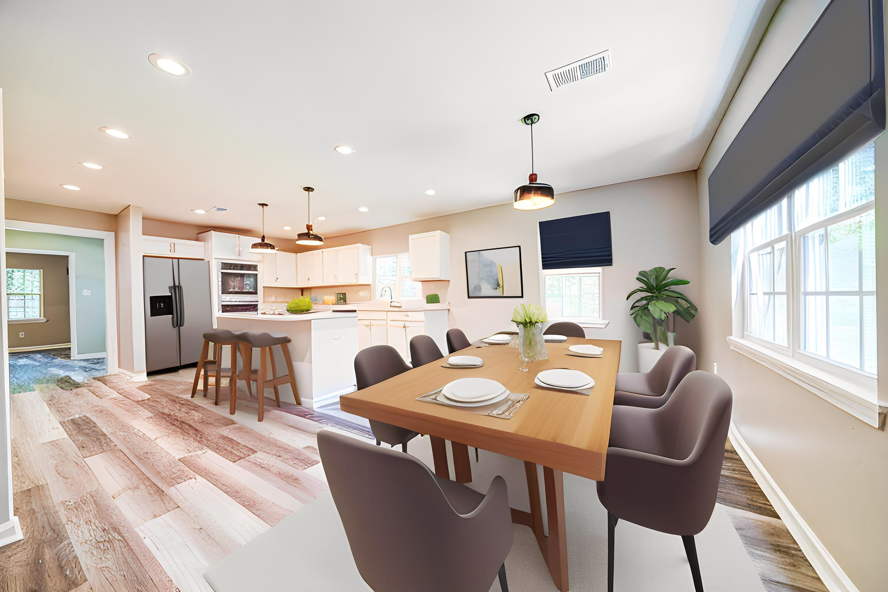 4630 Billy Maher Road Bartlett, TN 38135 - Photo 12 of 40 a view of a dining room with furniture window and wooden floor