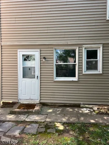 a view of a door of a house