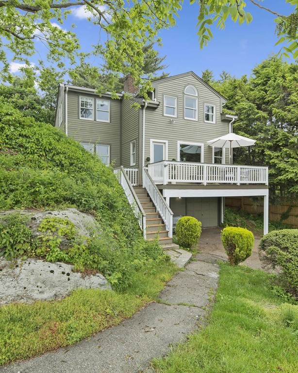 23 Crabtree Road Quincy, MA 02171 - Photo 16 of 20 a front view of a house with garden