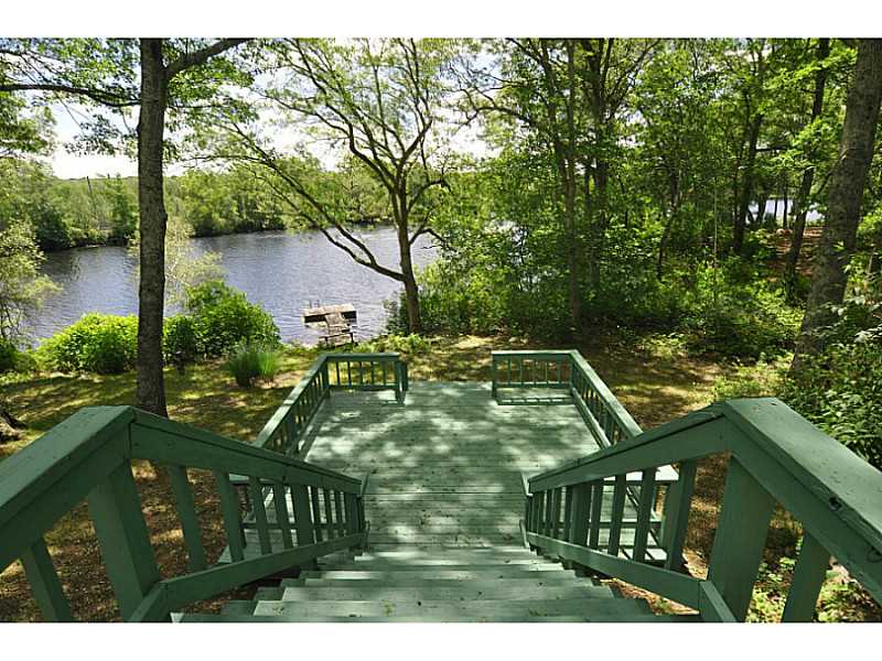 76 Mill Pond Road Exeter, RI 02822 - Photo 5 of 20 Patio/Deck. Water View from Rear Deck and Finished Lower Level