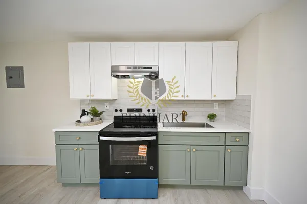 a view of balcony with a potted plant