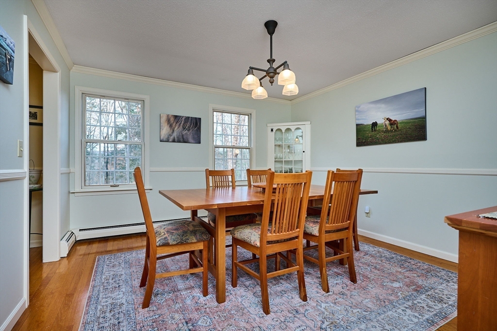 91 Montague Road Westhampton, MA 01027 - Photo 11 of 41 a view of a dining room with furniture