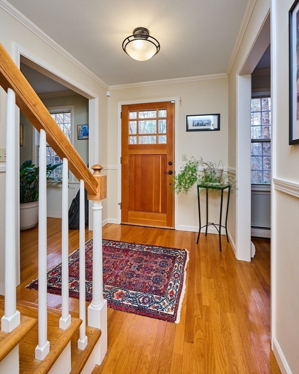 91 Montague Road Westhampton, MA 01027 - Photo 15 of 41 a view of an entryway with wooden floor and windows