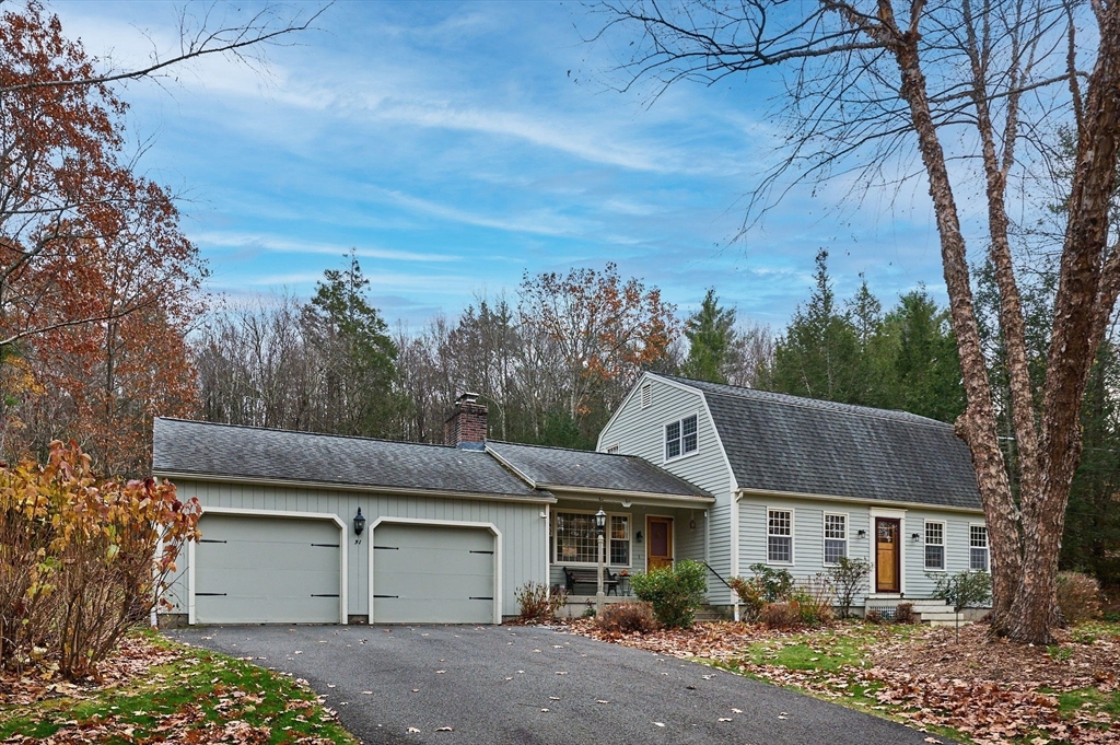 91 Montague Road Westhampton, MA 01027 - Photo 2 of 41 front view of a house with a garden