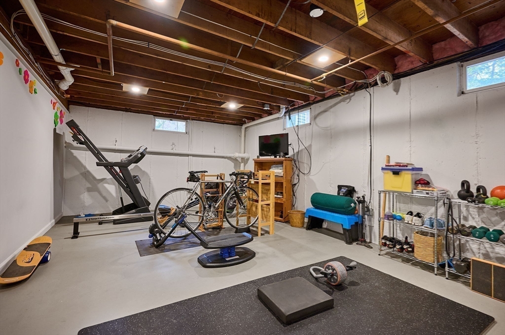 91 Montague Road Westhampton, MA 01027 - Photo 26 of 41 a view of a room with gym equipment