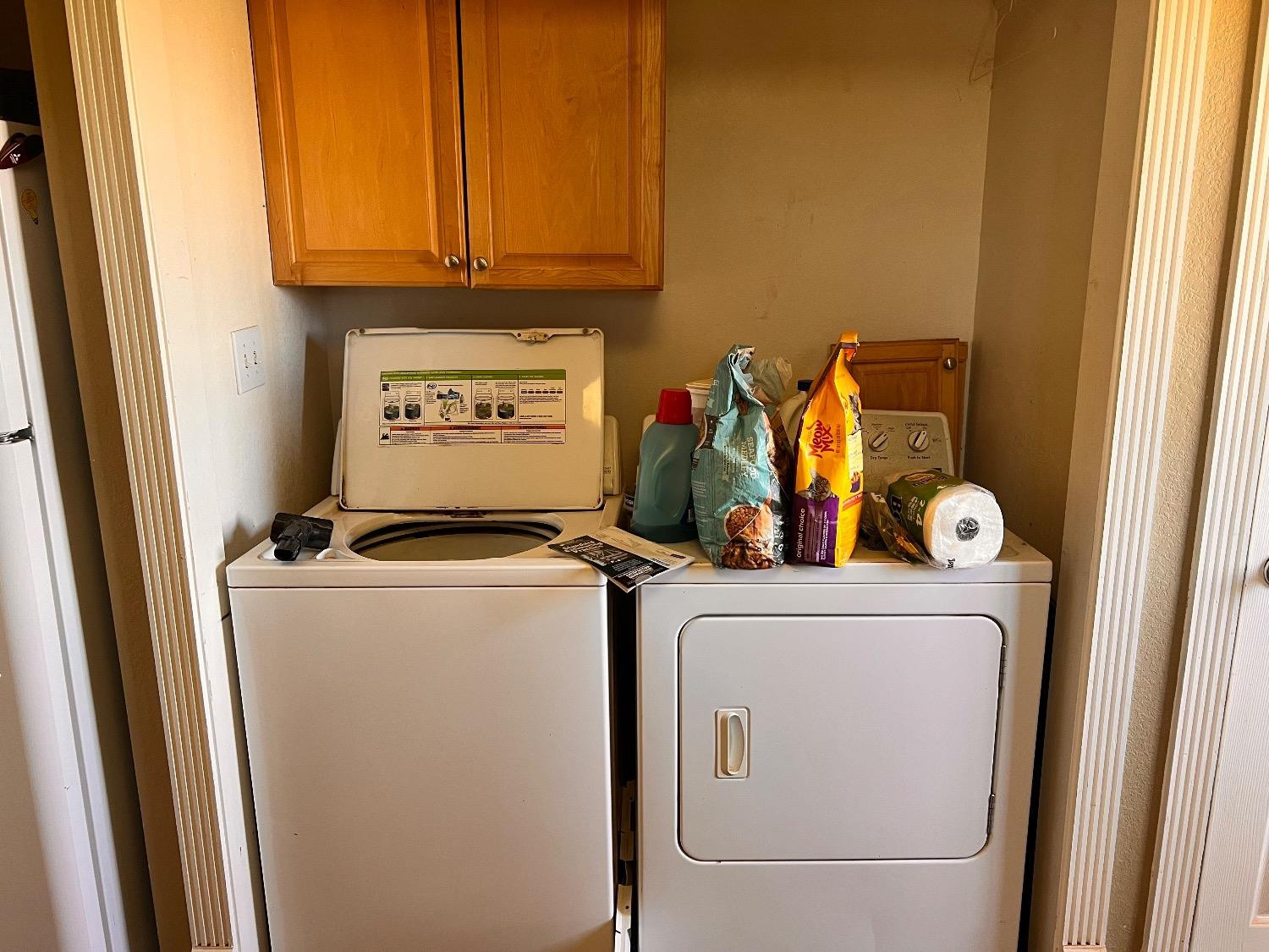 3598 Nightingale Road Ropesville, TX 79358 - Photo 11 of 22 a view of storage and utility room with washer and dryer