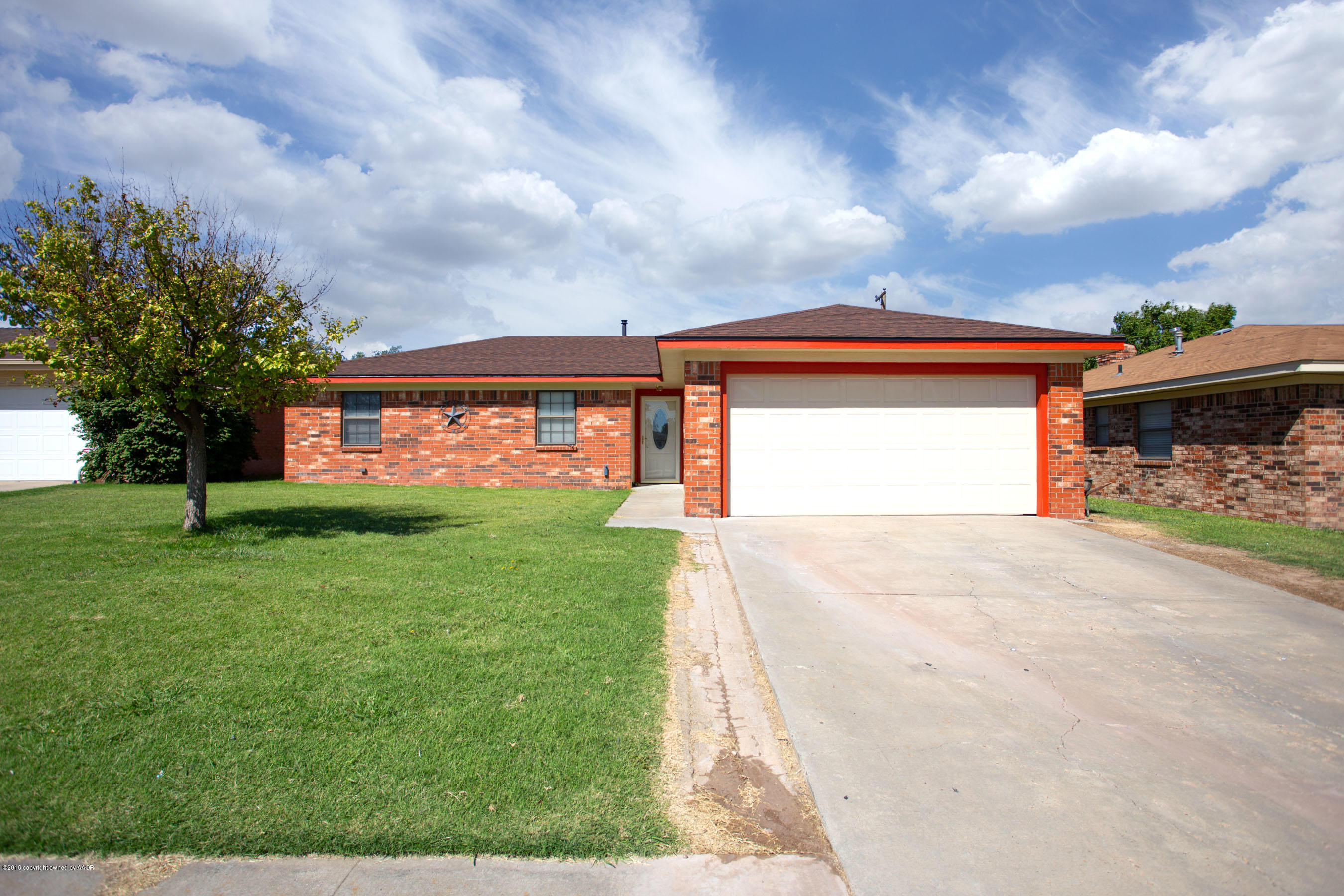 5328 Capulin Lane Amarillo, TX 79110 - Photo 1 of 17 a front view of house with yard