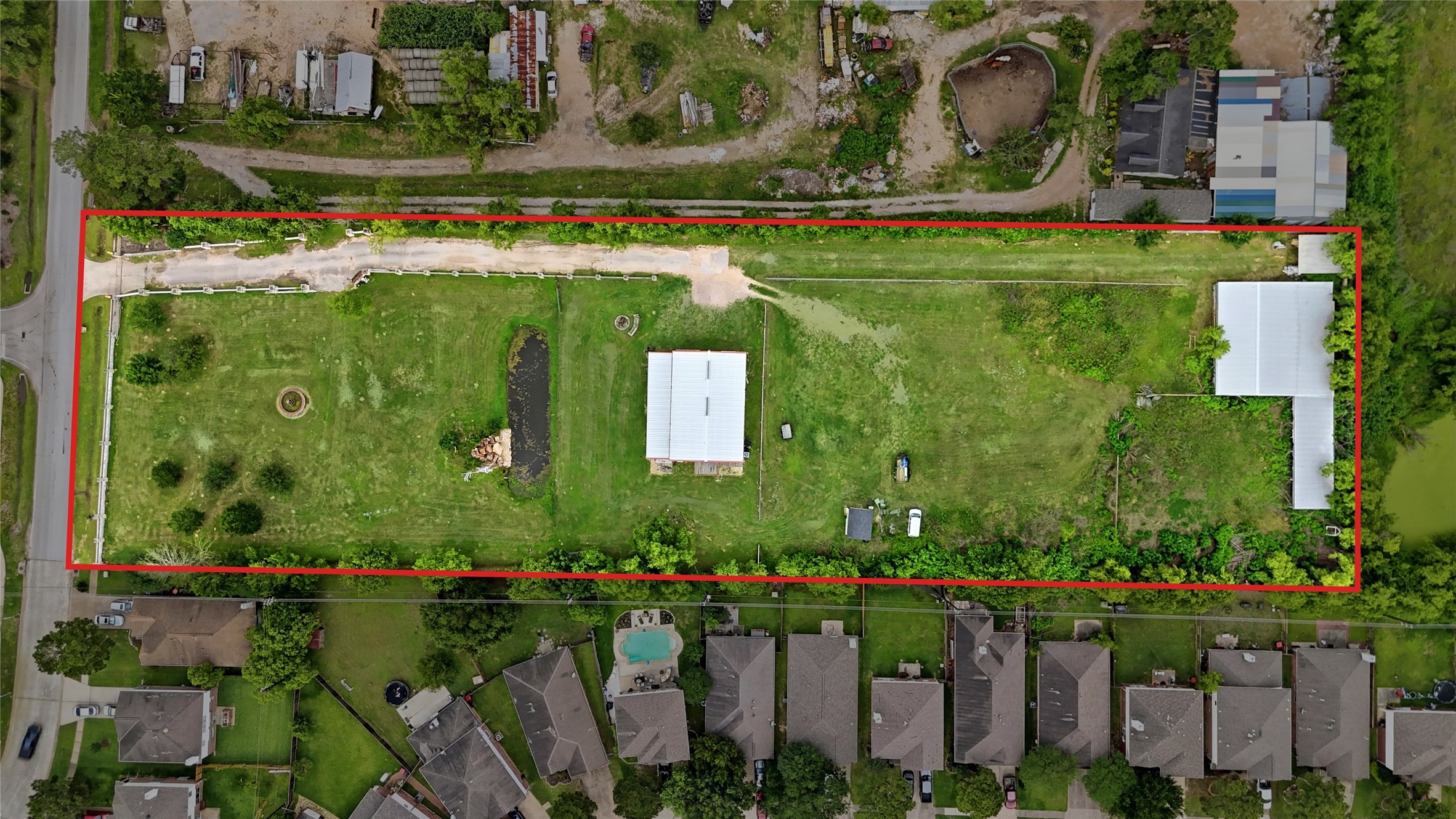 11741 Ezekiel Road Tomball, TX 77375 - Photo 30 of 30 an aerial view of garden
