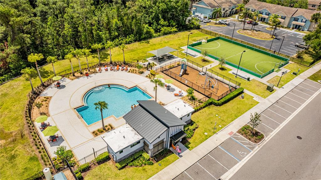 4530 Narrative Lane Kissimmee, FL 34746 - Photo 61 of 98 an aerial view of a house with a ocean view